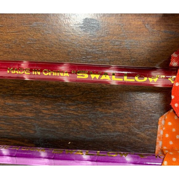 Vintage Pencils w/Toppers lot of 11 Russ Three Star Swallow Troll Animals NEW - Picture 14 of 14